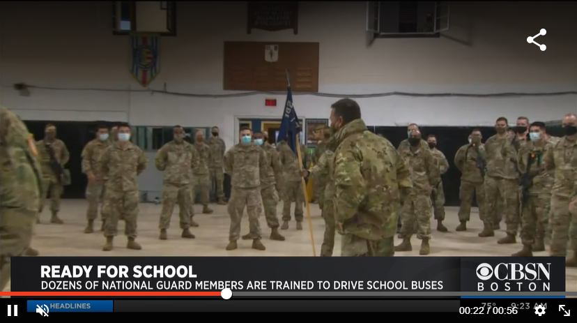 Mass. National Guard steps in to aid in school transportation